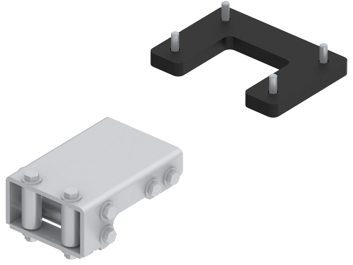 Iron Baltic- Rear Winch Mount for Can-Am Outlander 6x6