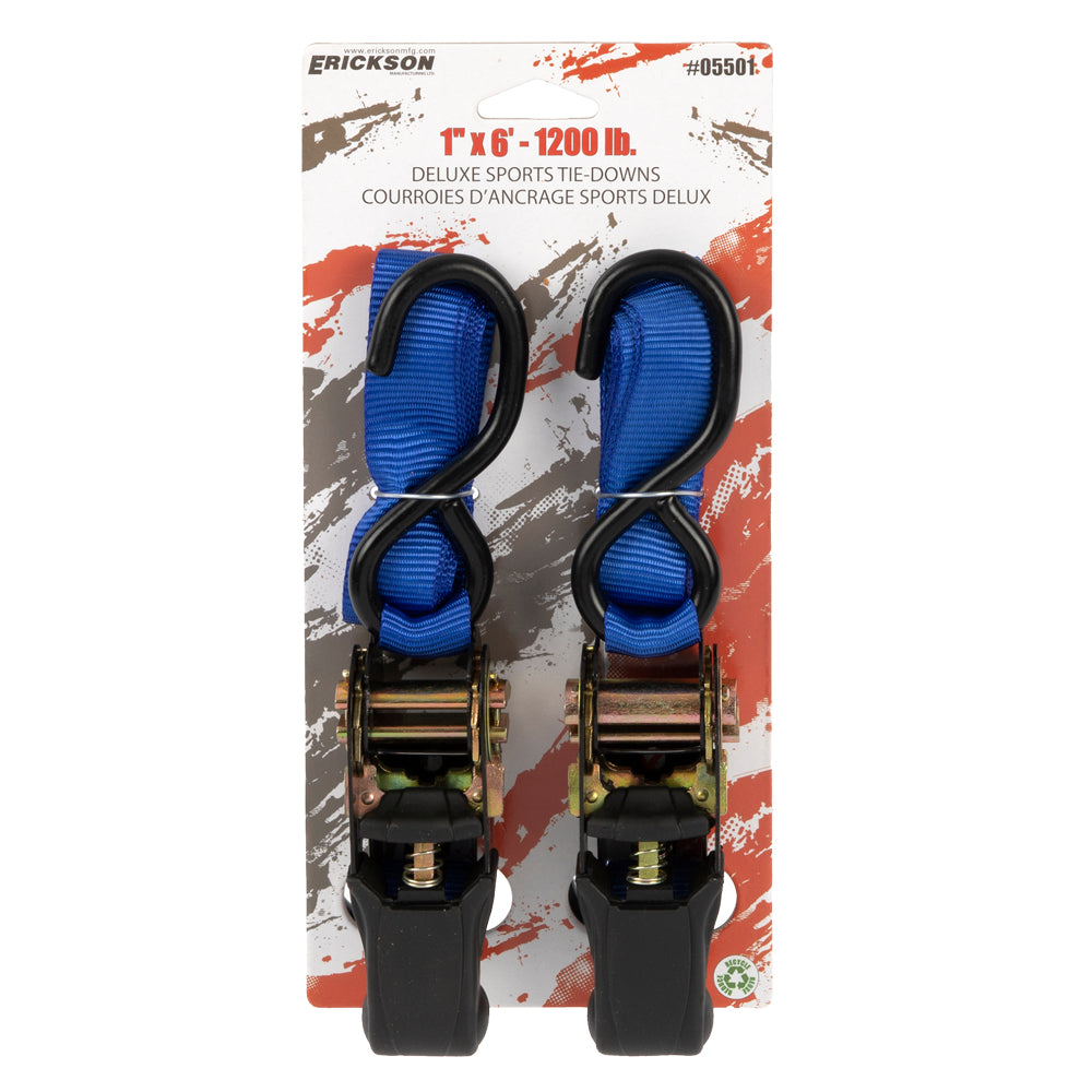 Erickson- 6' Deluxe Sports Tie-Downs