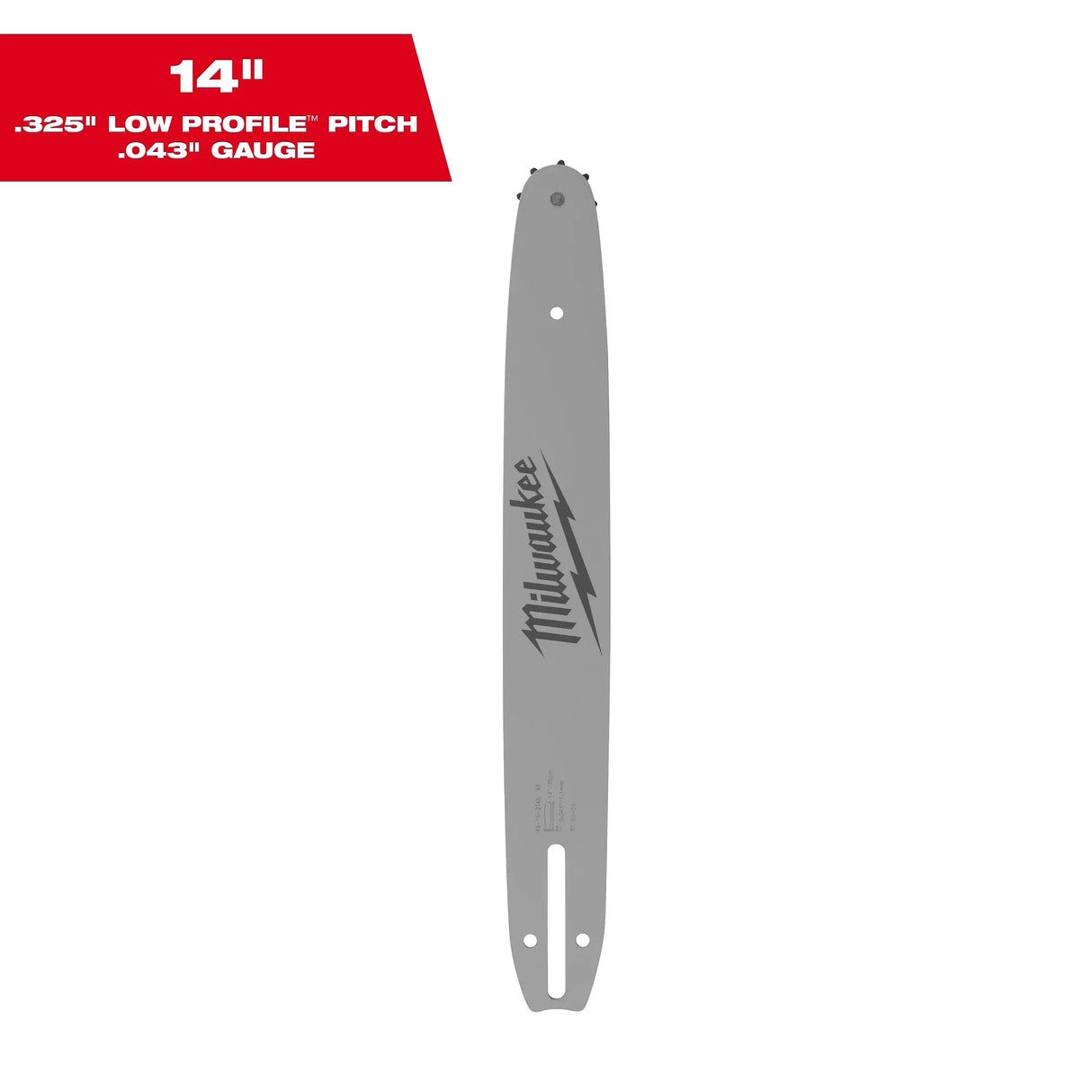 Milwaukee- 14" Chainsaw Guide Bar for Top Handle Chainsaw