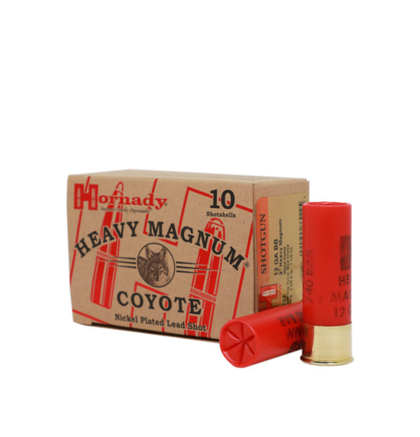Hornady- Heavy Magnum Coyote 86222Ammunition- 12GA BB, 3", 1/12oz