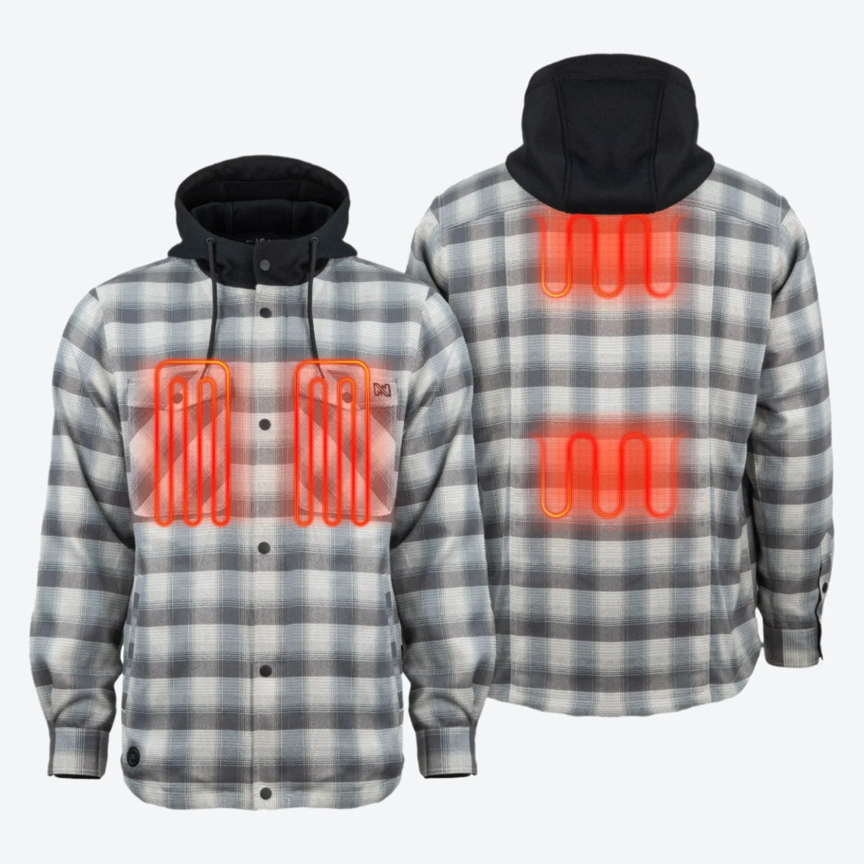 Mobile Warming- Men's Flannel Heated Jacket