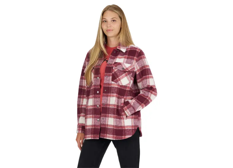 Ski-Doo- Women's Plaid Overshirt