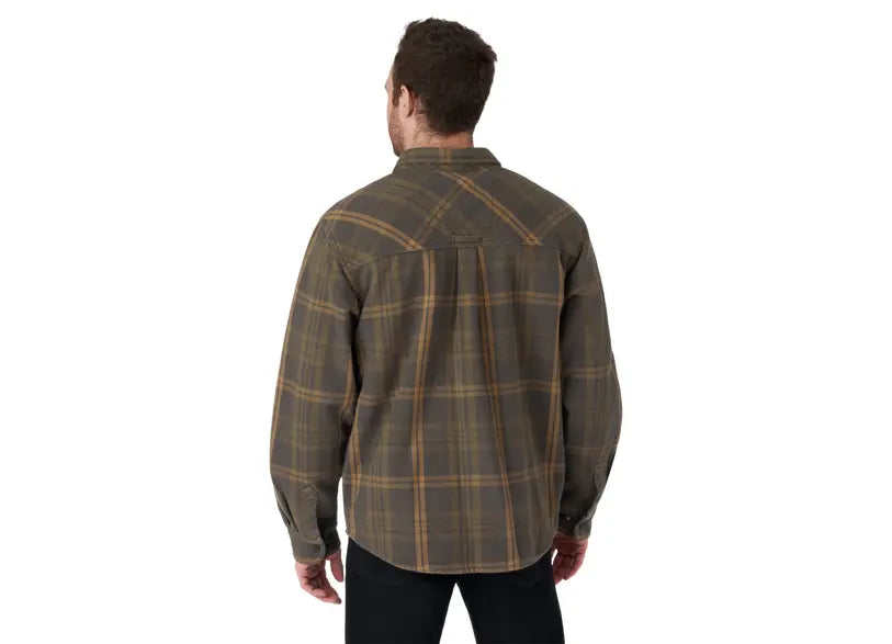 Can-Am- Men's Bonded Plaid Overshirt