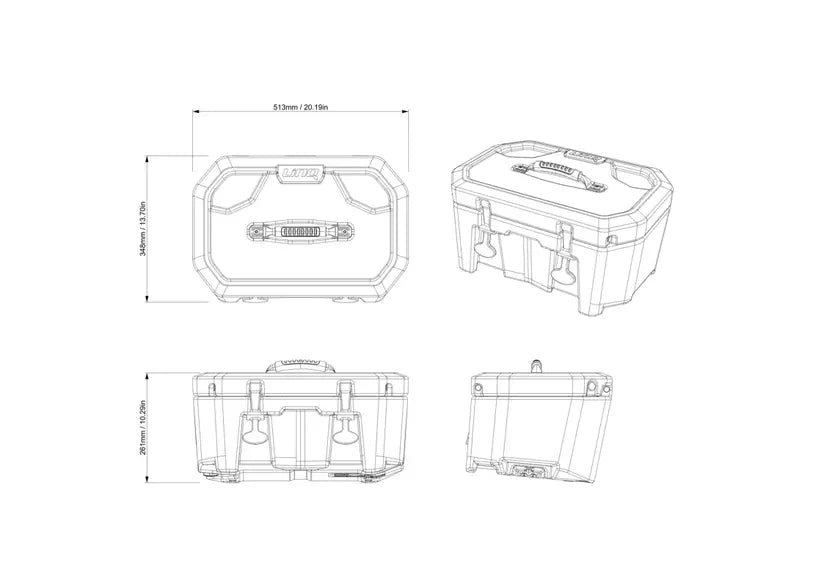 Can-Am- LinQ 16L Rigid Cooler