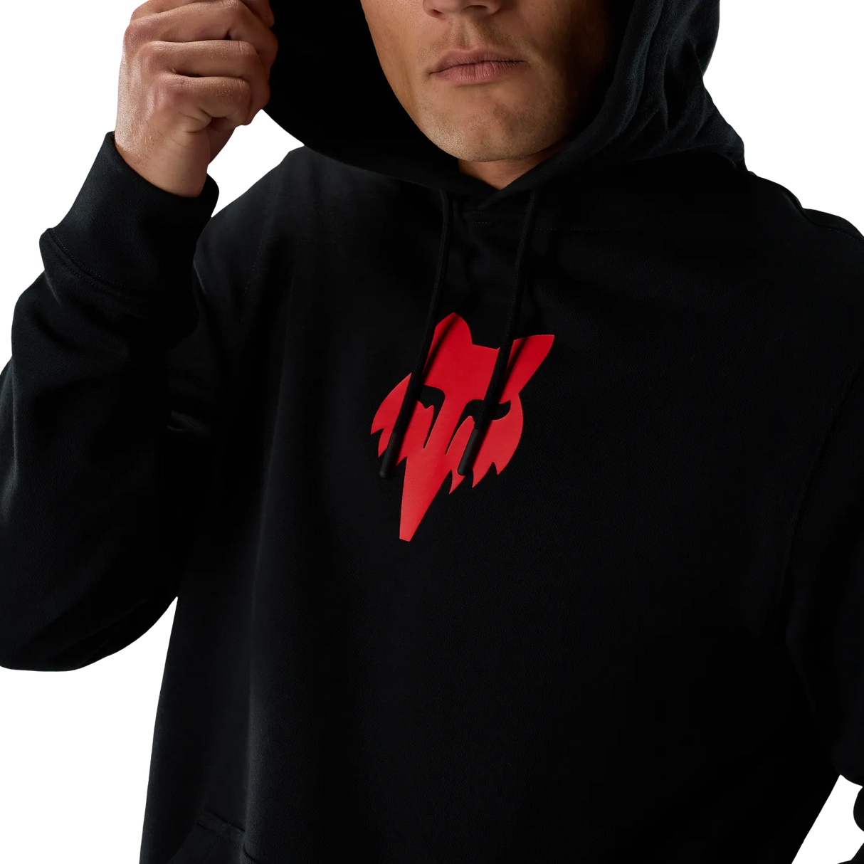 FOX- Fox Head Pullover Hoodie