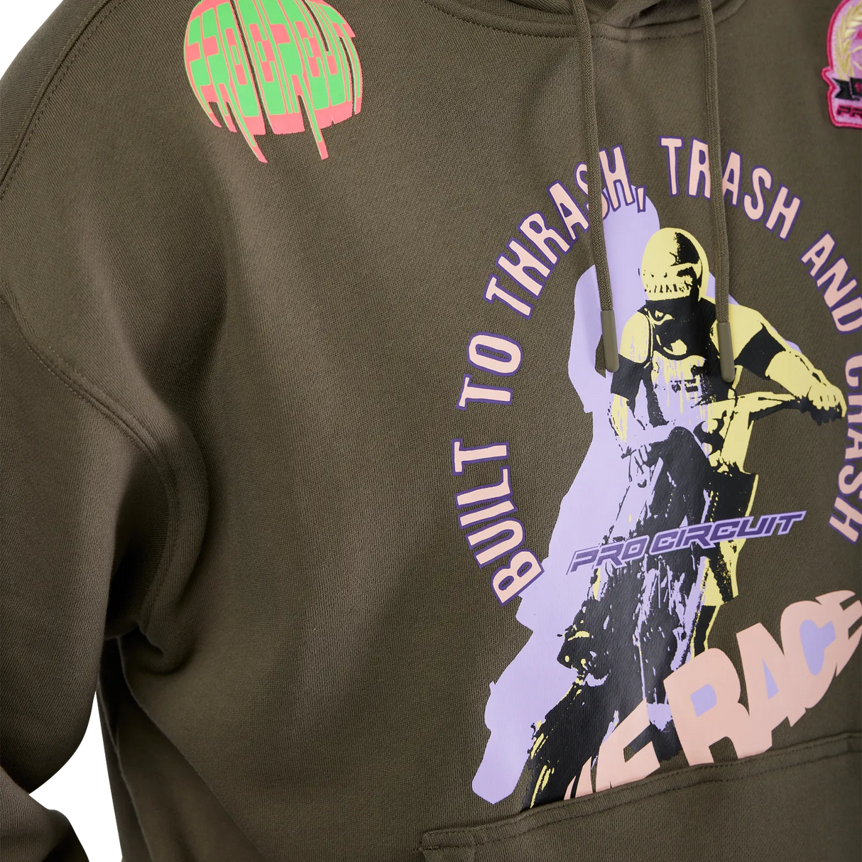 FOX- Pro Circuit Oversized Fleece Pullover Hoodie