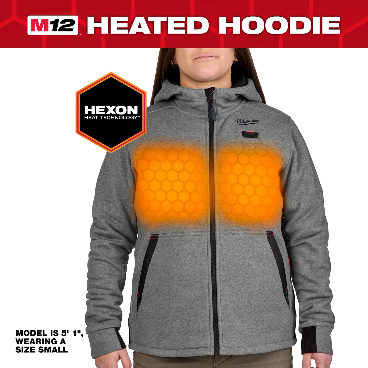 Milwaukee- Women's M12 Heated Hoodie