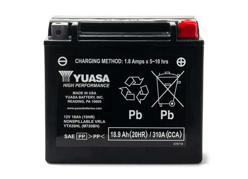 Yuasa- YTX2HL- AGM Factory Activated Battery
