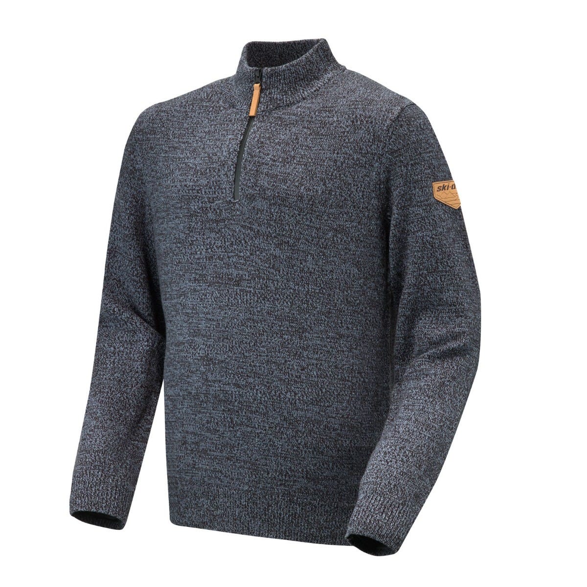 Ski-Doo- Men's Club House Quarter Zip Sweater