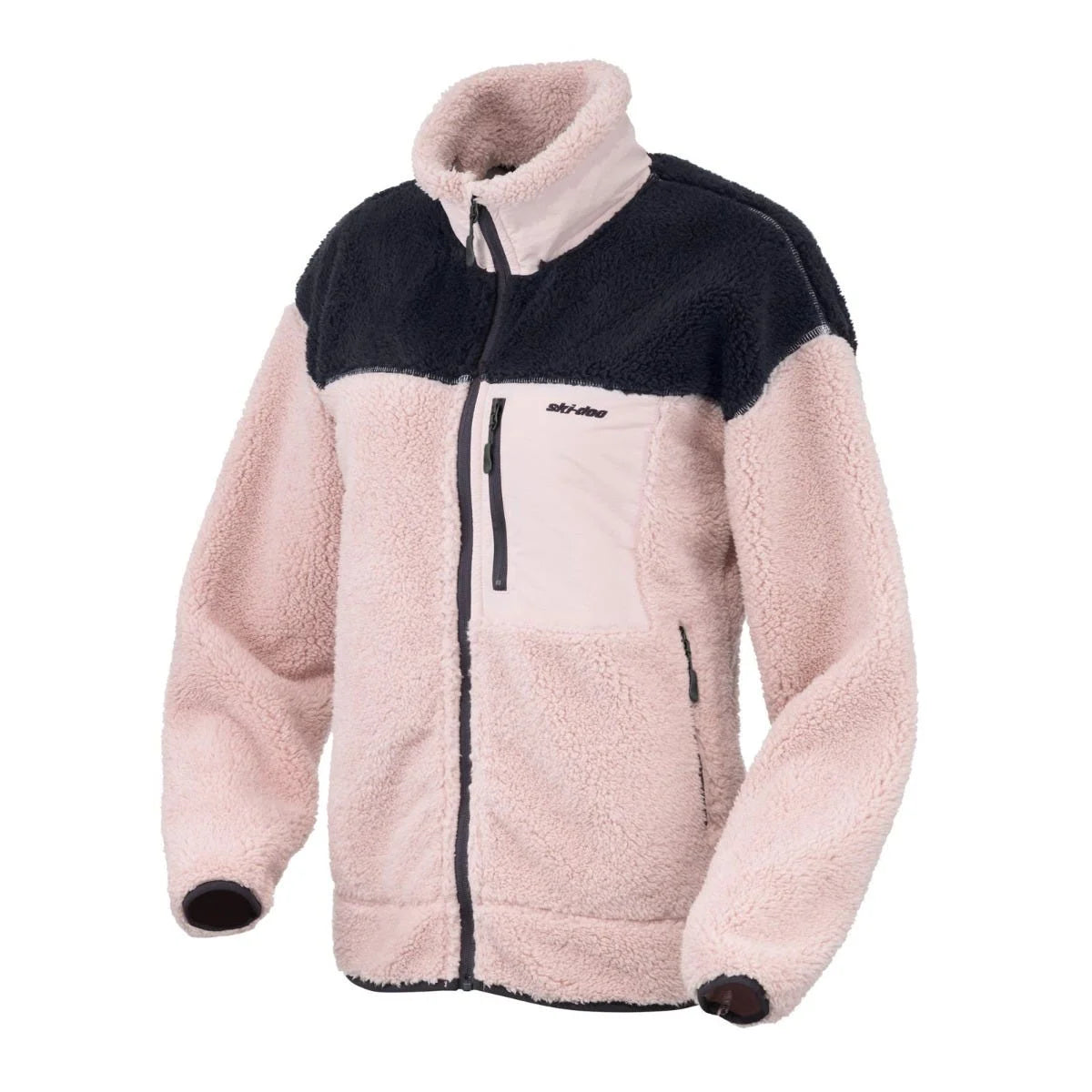 Ski-Doo- Women's Sherpa Fleece Zip Up Sweater