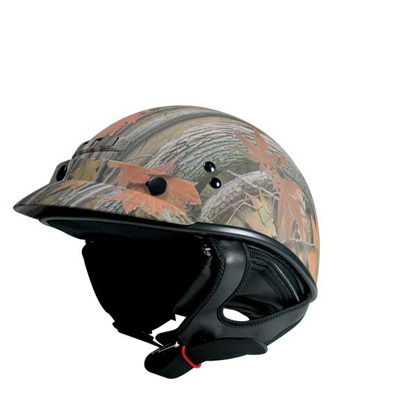 G-Max- GM35S Full Dressed Half Helmet