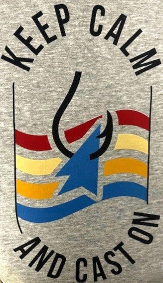 RAXFIN- 'Keep Calm' Fish Crewneck Sweatshirt