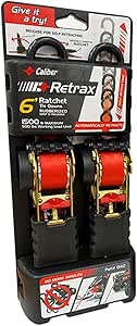 Caliber- Retrax Ratchet Tie Downs
