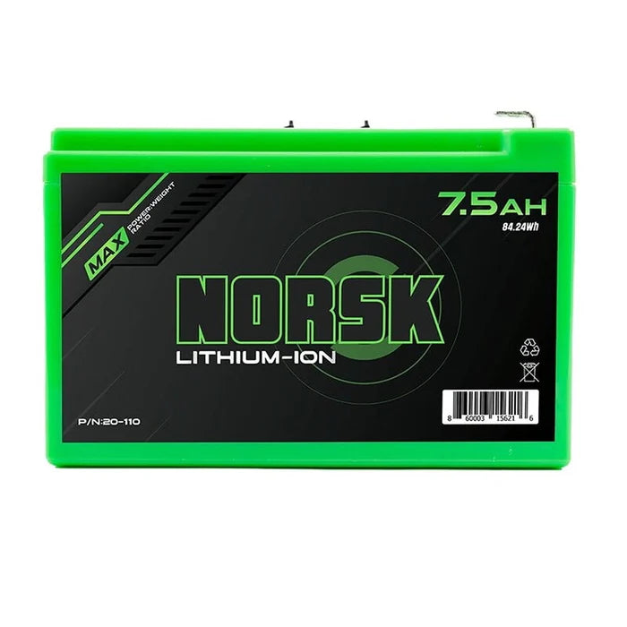Norsk- Lithium Ion Battery 7.5AH