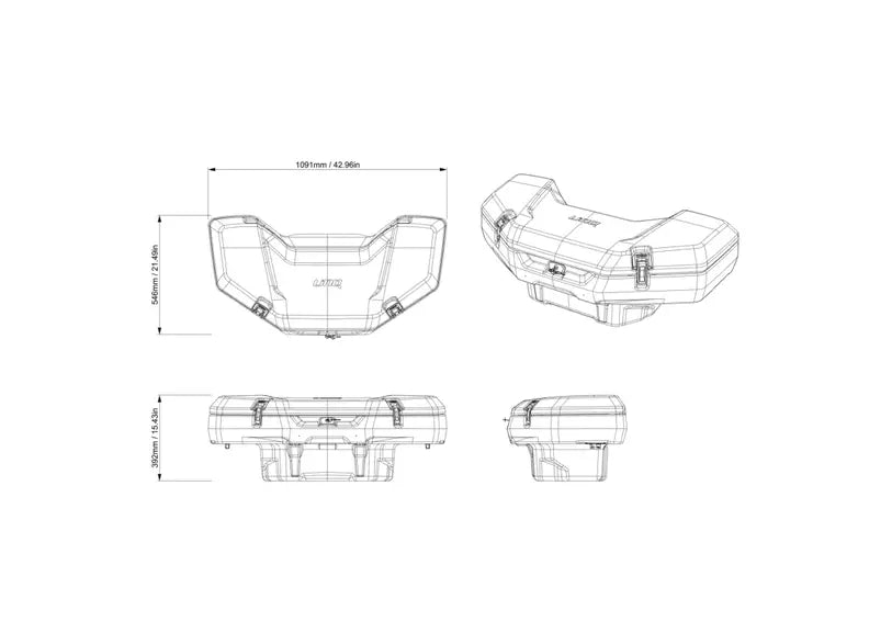 Can-Am- Outlander LinQ 90L Cargo Box