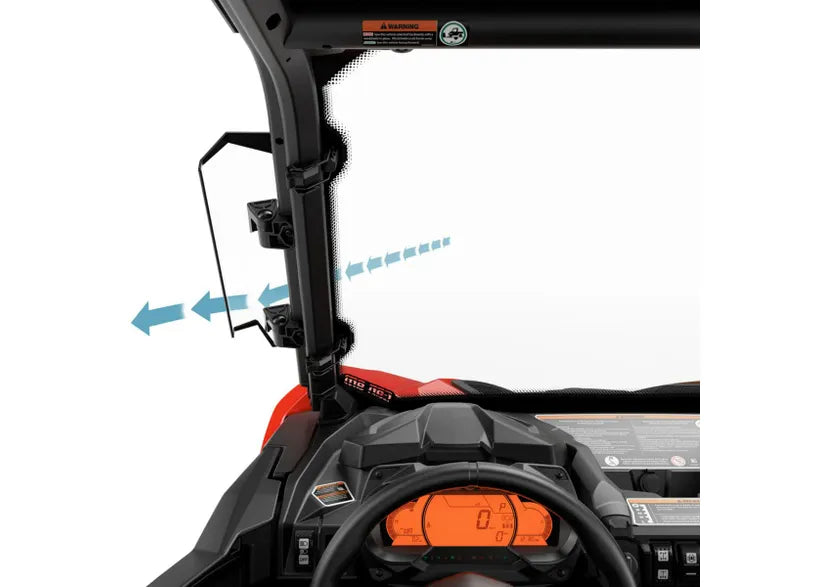 Can-Am- Maverick and Commander Side Wind Deflectors