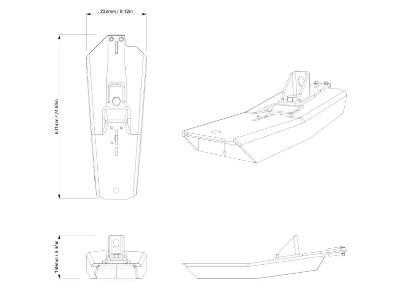 Can-Am- Defender HD11 Promount Push Frame Extension