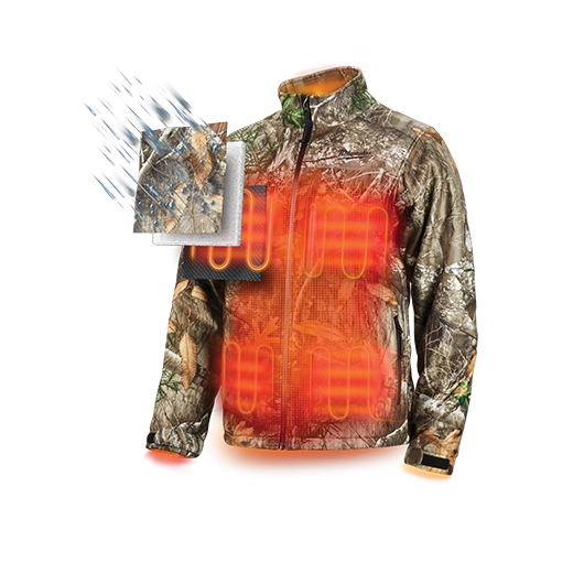 Milwaukee- Men's M12 QuietShell Heated Jacket