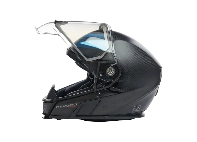 Ski-Doo- Oxygen Flow Carbon Heated Helmet with Electric Visor