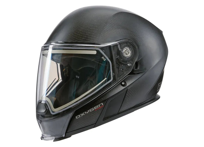 Ski-Doo- Oxygen Flow Carbon Heated Helmet with Electric Visor