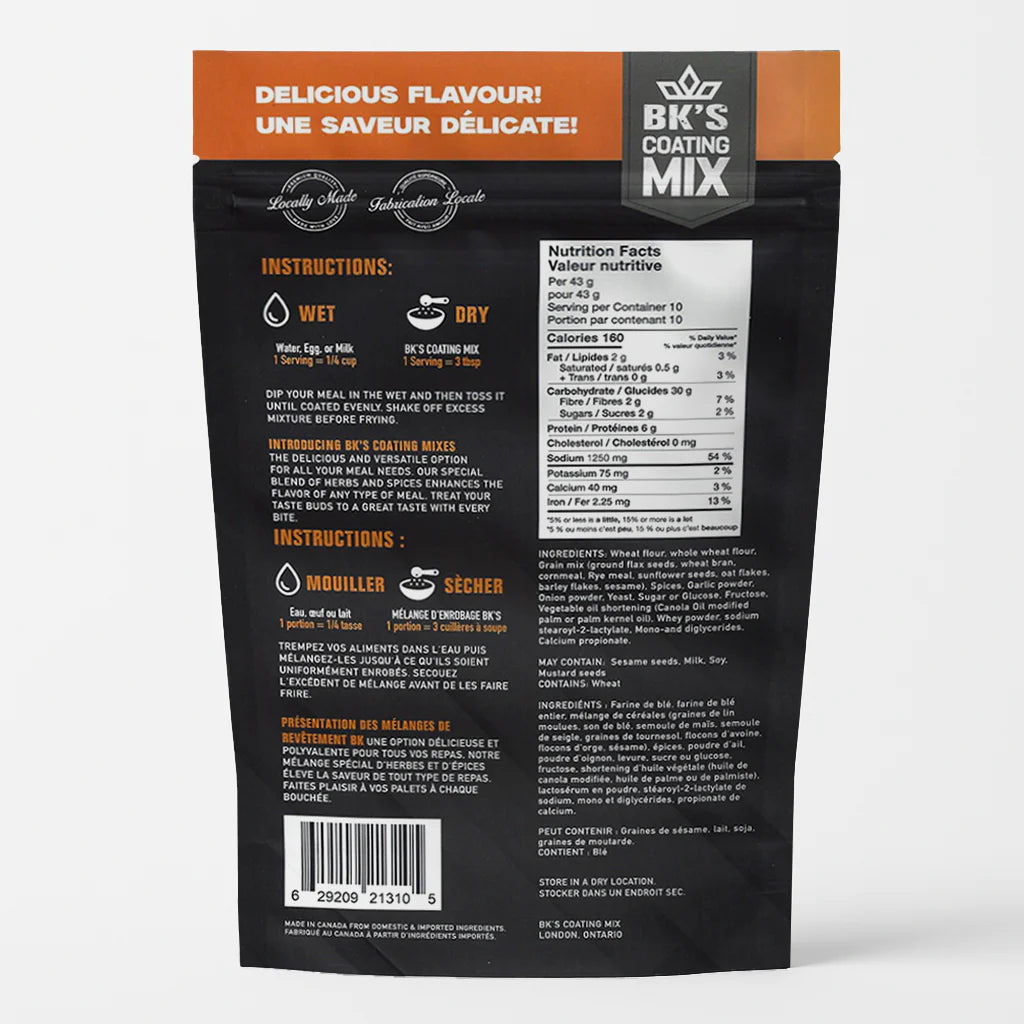 BK's Coating Mix- Seasoning Bags