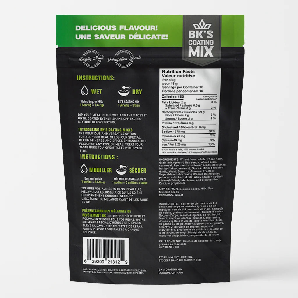 BK's Coating Mix- Seasoning Bags