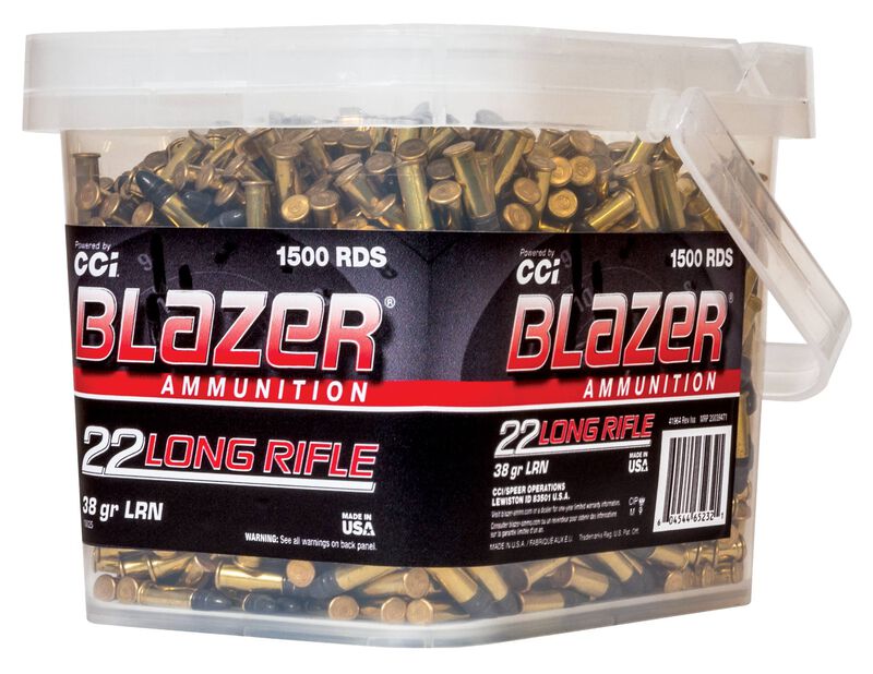CCi- Blazer Long Rifle Ammunition- 22LR, 38 Grain