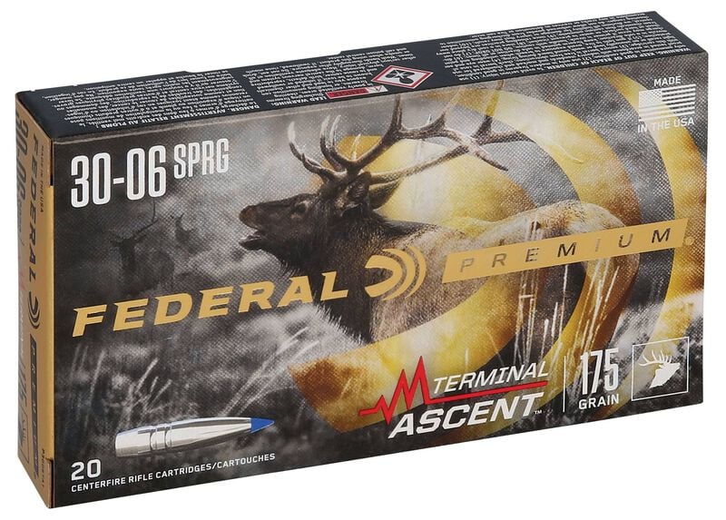 Federal- Terminal Ascent Ammunition- 30-06 SPRG, 175 Grain