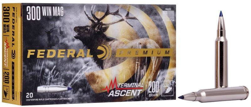 Federal- Terminal Ascent Ammunition- 300 WIN MAG, 200 Grain