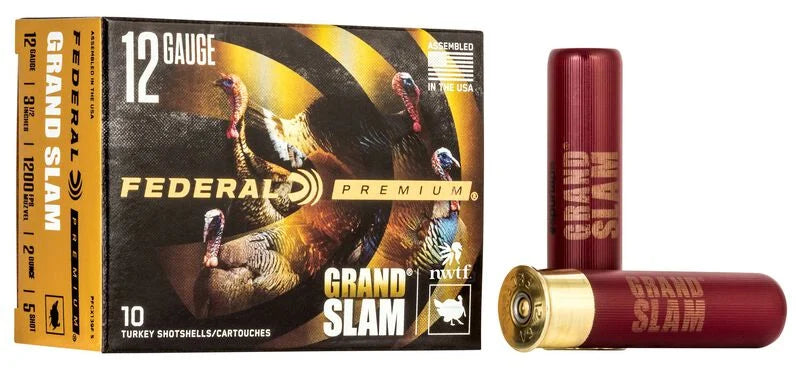 Federal Premium- Grand Slam Ammunition- 12GA, 3 1/2", 2oz, #5