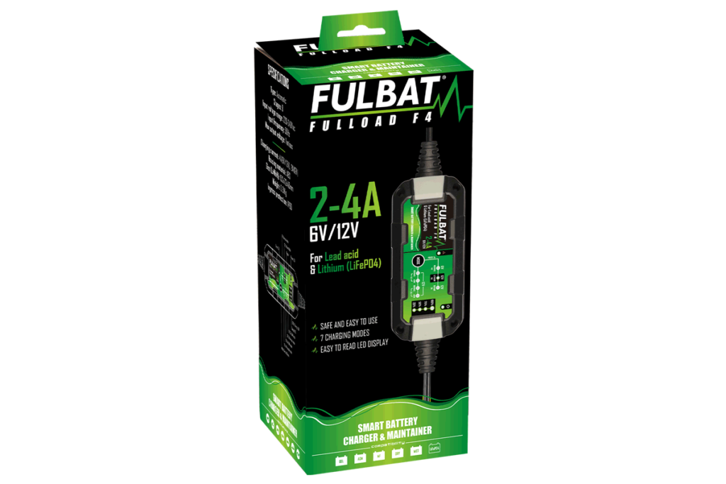 Fulbat- Fulload F4 Smart Battery Charger and Maintainer