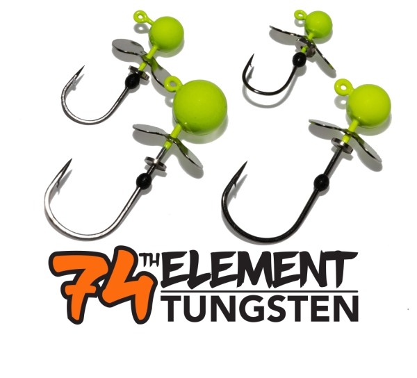 74th Element Tungsten- Helicopter Head Jig
