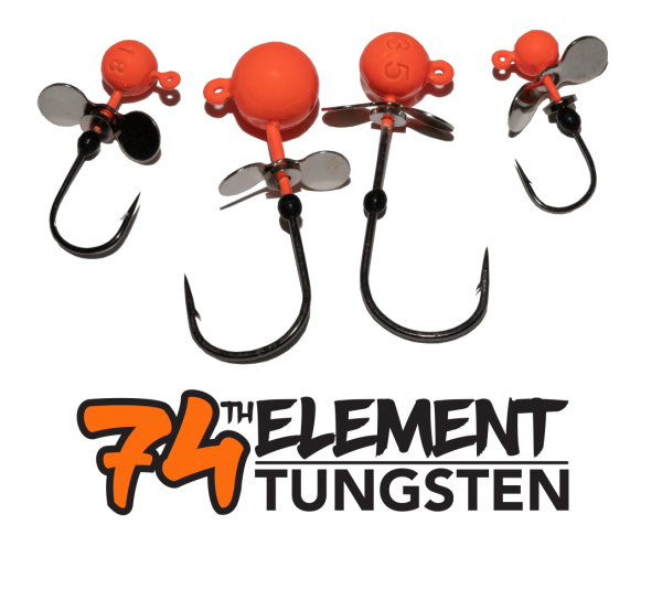 74th Element Tungsten- Helicopter Head Jig