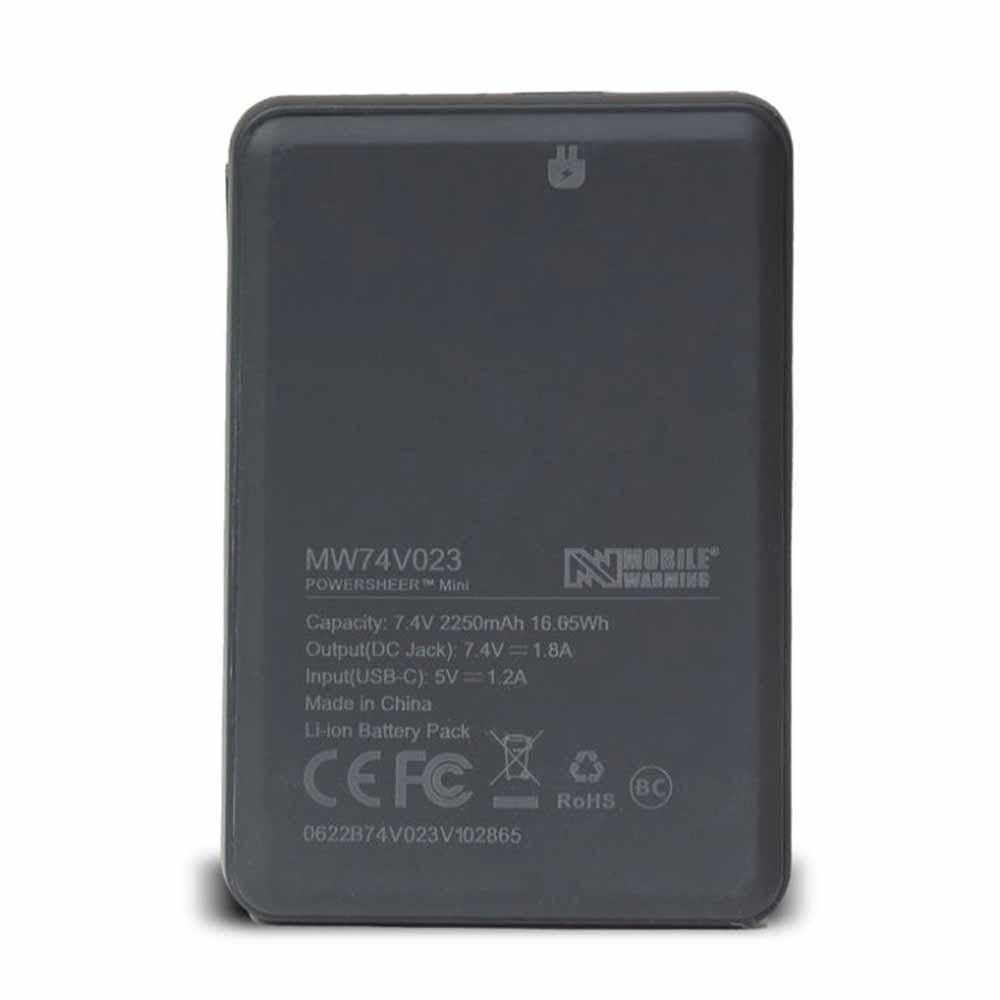 Mobile Warming- Powersheer Mini 7.4V Battery and Cable