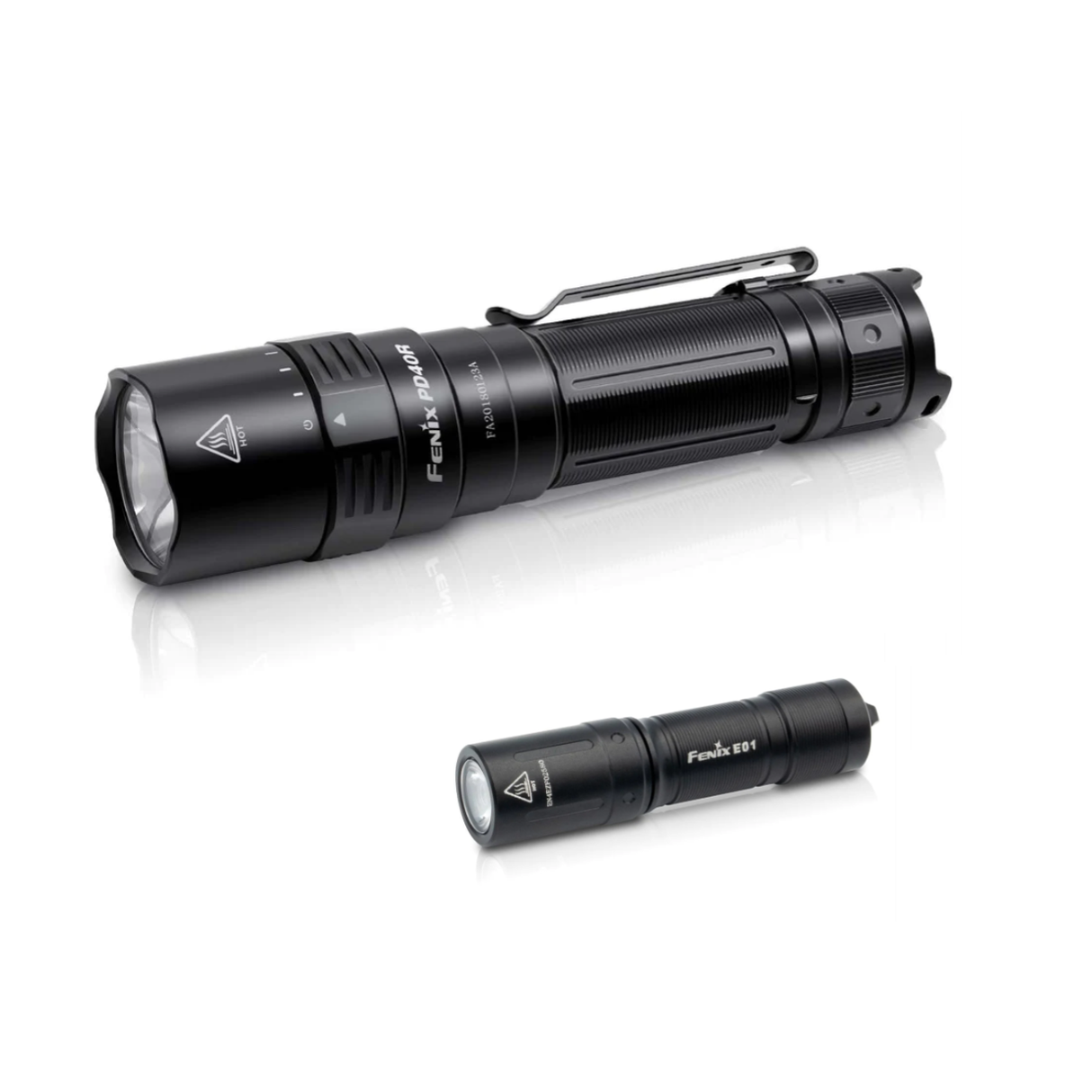 Fenix- PD40R V2.0 and E01 V2.0 Flashlight Set