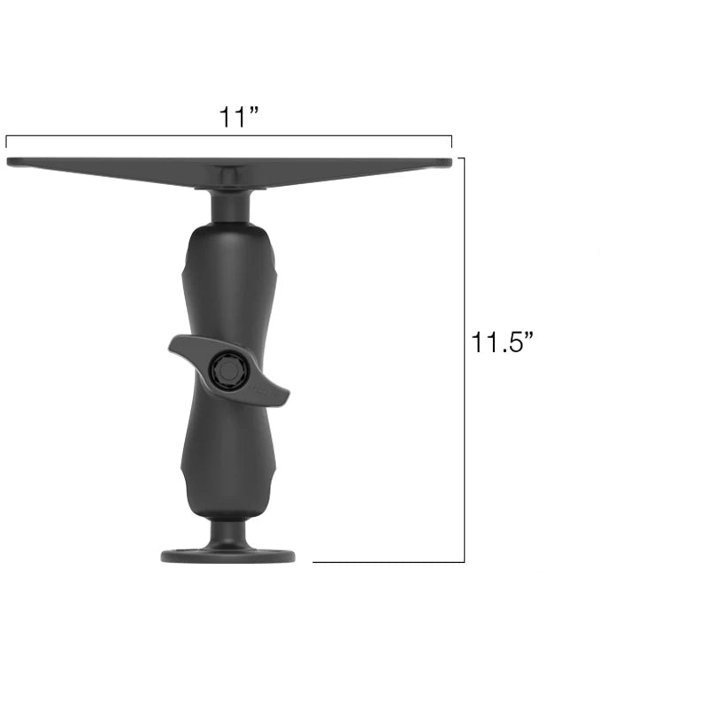 RAM Mounts- Large Marine Electronics Mount- D Size, Medium