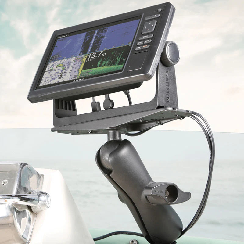 RAM Mounts- Large Marine Electronics Mount- D Size, Medium