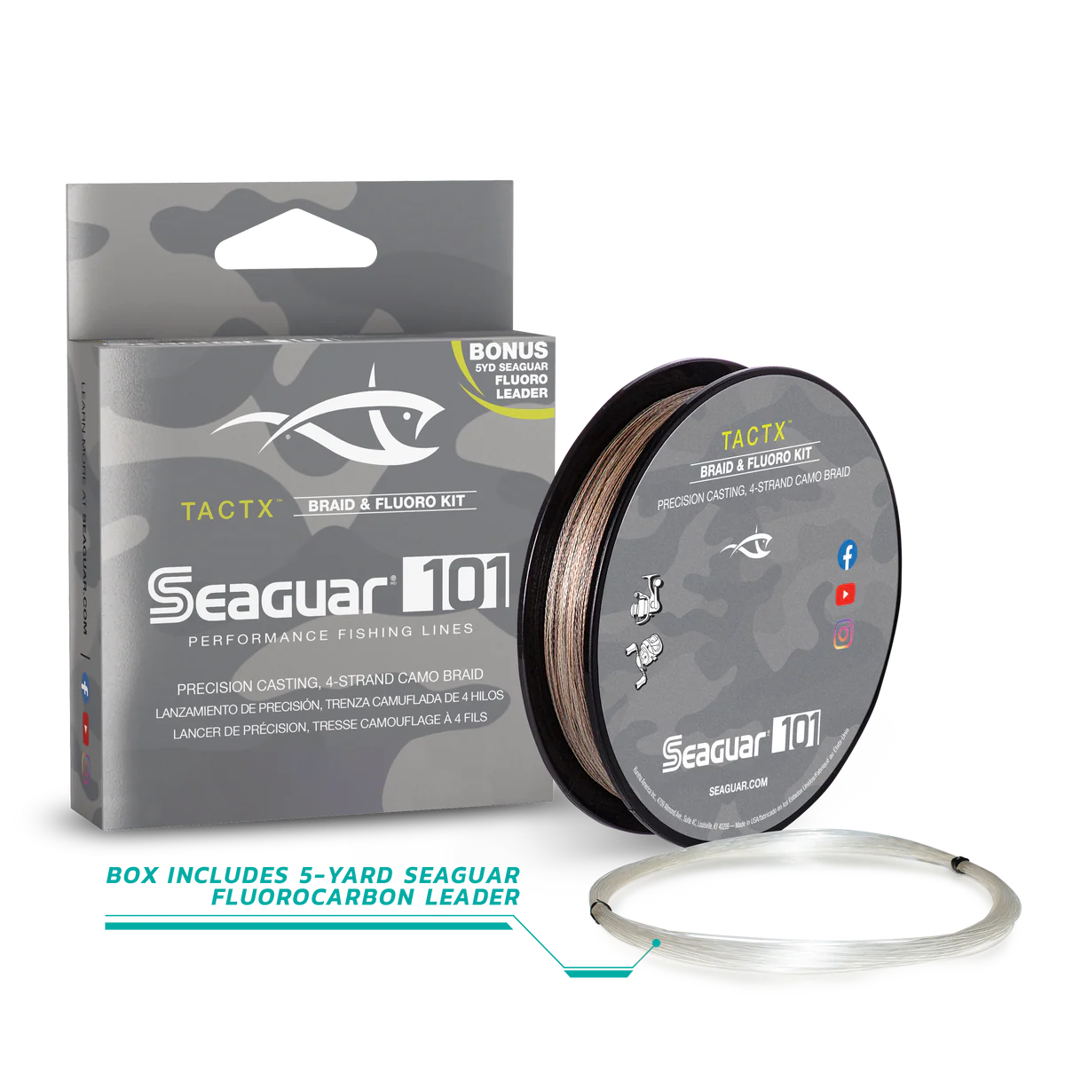 Seaguar- TactX Braid and Fluro Fishing Line Kit
