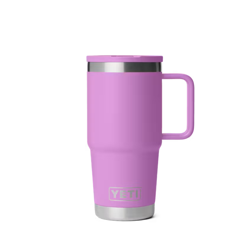 YETI- Rambler Travel Mug with Quick-Flip Straw Lid