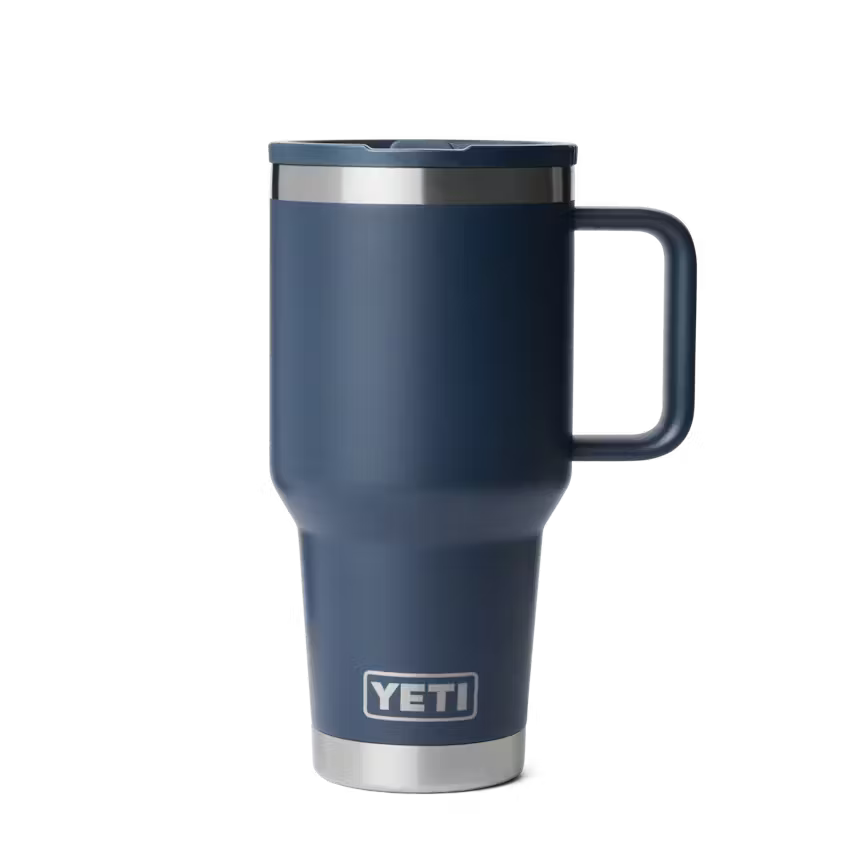 YETI- Rambler Travel Mug with Quick-Flip Straw Lid