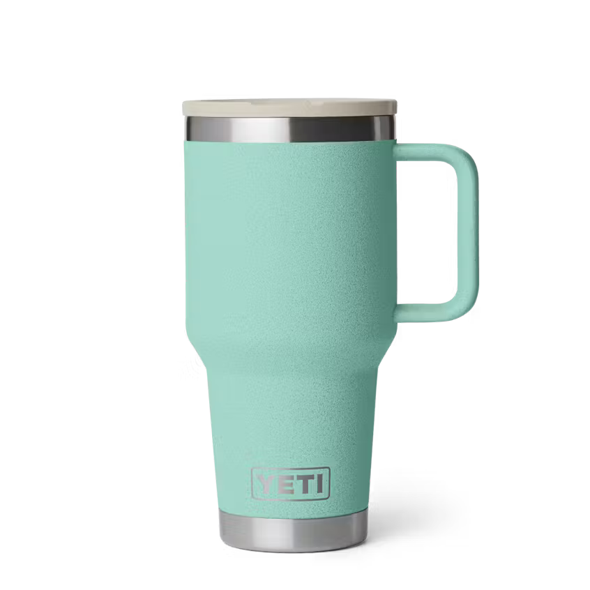 YETI- Rambler Travel Mug with Quick-Flip Straw Lid