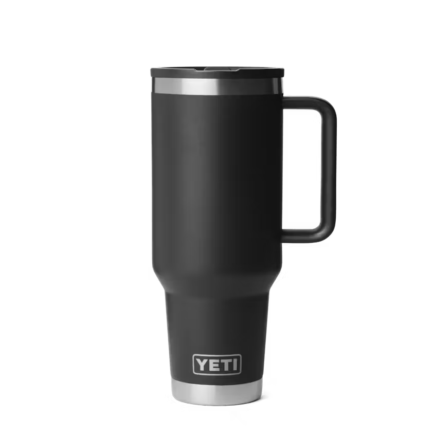 YETI- Rambler Travel Mug with Quick-Flip Straw Lid