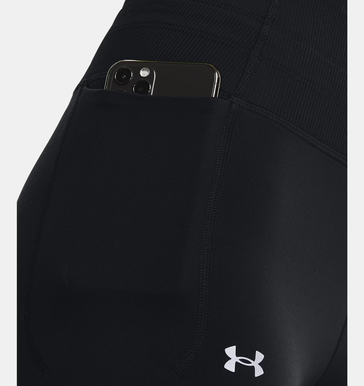 Under Armour- Women's Meridian Ribbed Waistband Ankle Leggings
