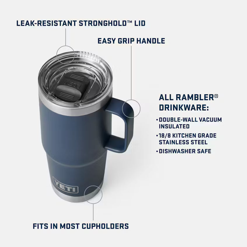 YETI- Rambler Travel Mug with MagSlider Lid