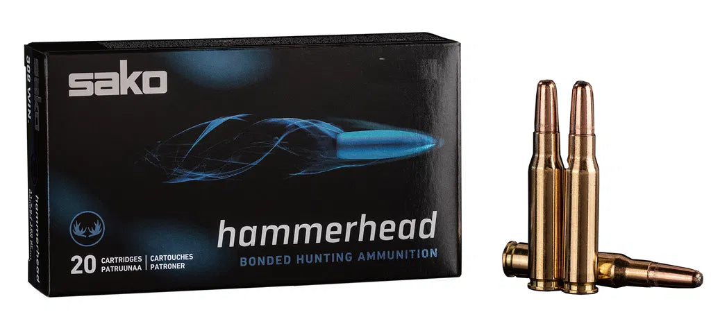 Sako- Hammerhead Bonded Soft Point Ammunition- 6.5 Creedmoor, 156 Grain