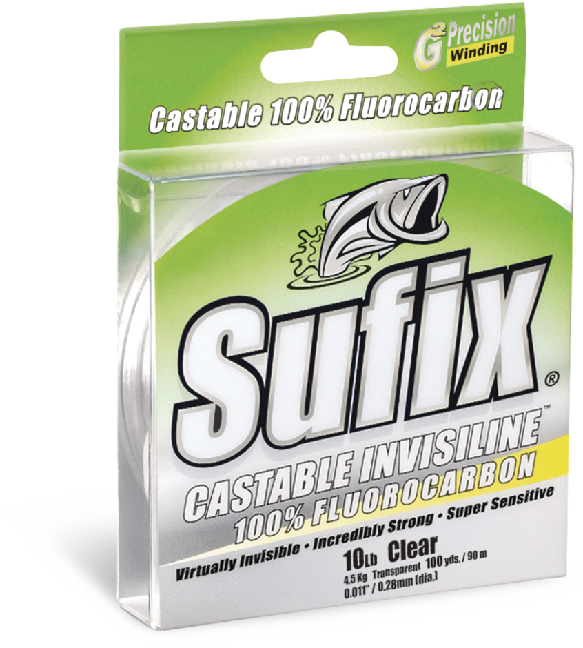 Sufix- Castable InvisiLine Flurocarbon Fishing Line