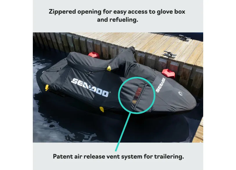 Sea-Doo- Spark 1 and 2 Seater PWC Cover with Side Hooks