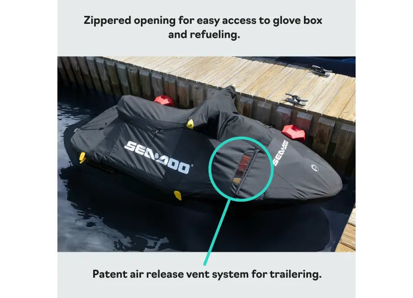 Sea-Doo- Spark 3 Seater PWC Cover with Side Hooks