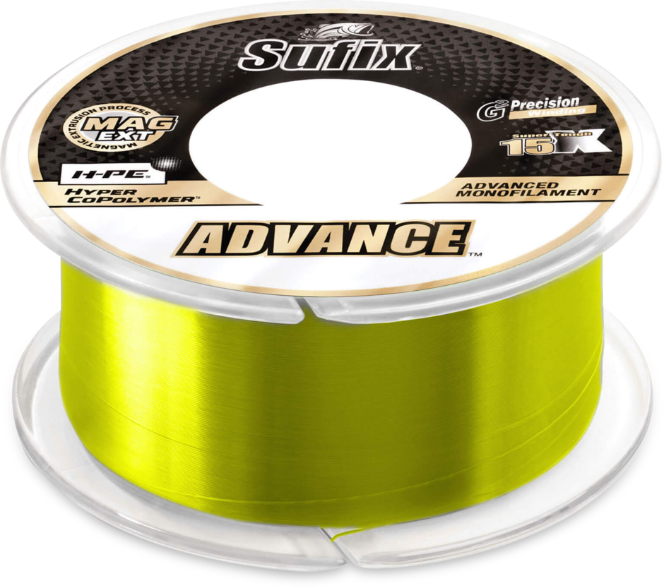 Sufix- Advance Hyper CoPolymer (H-PE) Monofilament Fishing Line