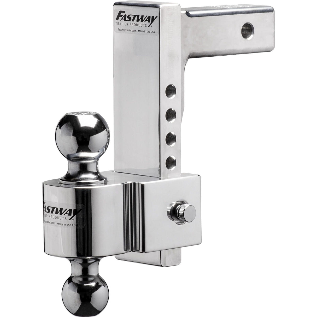 Fastway- E Series Trailer Hitch with Adjustable Ball Mount, 2" Receiver 8" Drop